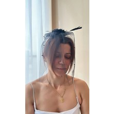 Bba New Trend Gelin Nikah Şapkası, Kep,gelin Duvak Aksesuar Vualet Gelin Şapkası Nikah Şapkası