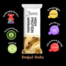 Zbarz Kakao Parçacıklı Muz ve Karamel Aromalı Yüksek Proteinli Bar 35 gr 12 Li