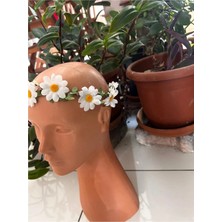 Bba New Trend Papatyalı Gelin Tacı Papatya Taç
