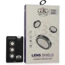 Verto Newface Samsung Galaxy S24 Bilvis Titan Kamera Lens - Titan Gri