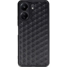 Verto Newface Xiaomi Redmi 13C Kılıf Petek Silikon Kapak - Siyah