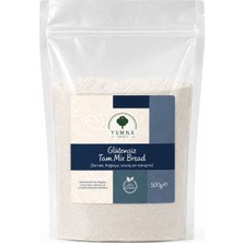 Yumna Foods Glutensiz  Mix Bread  (Ekmek, Poğaça, Lavaş Un Karışımı) 500GR.