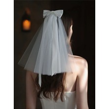 Bba New Trend 40 cm Fiyonk Gelin Duvak Gelip Kep Vualet Gelin Kep,nikah Şapkası Vualet