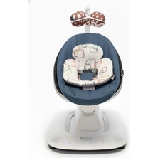 4moms Mamaroo 5.0 Elektrikli Ana Kucağı - Slate Blue + Yenidoğan Destek Pedi