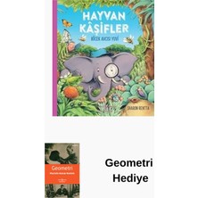 İş Bankası Kültür Yayınları Hayvan Kaşifler - Böcek Mavisi Yuvi + Geometri Hediye