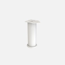 Tempo R51 Mobilya Ayağı 15 cm Beyaz (6'li Paket)