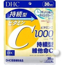     Japon Dhc C Vitamini 1000 Mg – Yavaş Salınımlı Formül