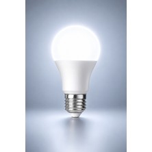 Naturel Dekor Beyaz LED E27 Ampul 6500K 850 Lümen 9W