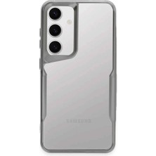 Ozkr Store Samsung Galaxy S24 Kılıf Boyi Silikon Kapak - Gümüş