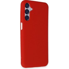 Ozkr Store Samsung Galaxy M15 Kılıf First Silikon - Kırmızı