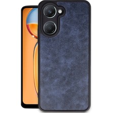 Ozkr Store Vivo Y18 Kılıf Aras Deri Kapak - Lacivert