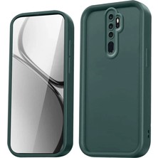 Ozkr Store Xiaomi Redmi Note 8 Pro Kılıf Viera Silikon - Koyu Yeşil