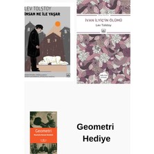İthaki Yayınları Lev Nikolayeviç Tolstoy 2 Kitap Seti + Geometri Hediye