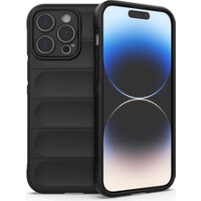 Ozkr Store Apple Iphone 14 Pro Max Kılıf Optimum Silikon - Siyah