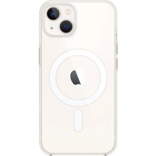 Ozkr Store Apple Iphone 15 Plus Kılıf Pc Real Magsafe Kapak - Şeffaf