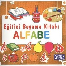 Parıltı Yayınları Eğitici Boyama Kitabı - Alfabe