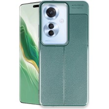 Ozkr Store Oppo Reno 11F Kılıf Auto Focus Kapak - Koyu Yeşil