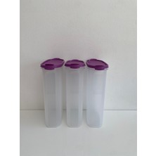 Tupperware Oval Bakliyat ve Kuru Gıda Saklama 2.9lx3 Adet