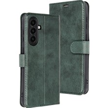Ozkr Store Samsung Galaxy A36 Kılıf Trend S Plus Kapaklı Kılıf - Yeşil