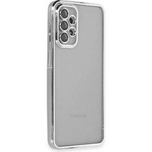 Ozkr Store Samsung Galaxy A23 4g Kılıf Razer Lensli Silikon - Gümüş