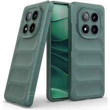 Ozkr Store Xiaomi Redmi Note 14 Pro 4g Kılıf Optimum Silikon - Koyu Yeşil