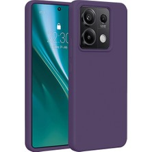 Ozkr Store Xiaomi Redmi Note 13 Pro 4g Kılıf First Silikon - Mor