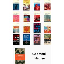 İş Bankası Kültür Yayınları Attila Ilhan 16 Kitap Seti + Geometri Hediye