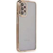 Ozkr Store Samsung Galaxy A23 4g Kılıf Razer Lensli Silikon - Gold
