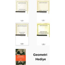 İş Bankası Kültür Yayınları Aristophanes 4 Kitap Seti + Geometri Hediye