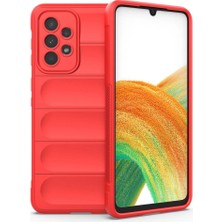 Ozkr Store Samsung Galaxy A33 5g Kılıf Optimum Silikon - Kırmızı