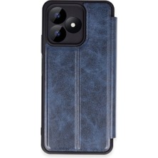 Ozkr Store Realme Note 50 4g Kılıf Flip Cover - Lacivert