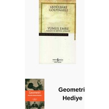 İş Bankası Kültür Yayınları Yunus Emre Hayatı ve Bütün Şiirleri - Hasan Ali... + Geometri Hediye