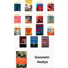 İş Bankası Kültür Yayınları Attila Ilhan 15 Kitap Seti + Geometri Hediye