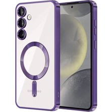 Ozkr Store Samsung Galaxy S23 Kılıf Kross Magneticsafe Kapak - Mor