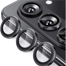 Ozkr Store Samsung Galaxy Z Fold 5 Valdez Metal Kamera Lens - Siyah