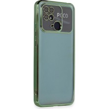 Ozkr Store Xiaomi Redmi 10C Kılıf Razer Lensli Silikon - Yeşil
