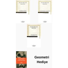 İş Bankası Kültür Yayınları Honore De Balzac 3 Kitap Seti + Geometri Hediye