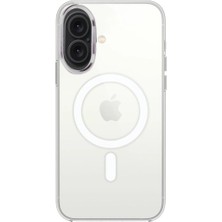 Ozkr Store Apple Iphone 16 Plus Kılıf Pc Real Magsafe Kapak - Şeffaf