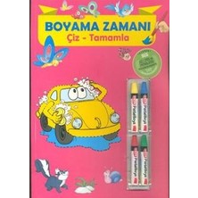 Parıltı Yayınları Boyama Zamanı: Çiz - Tamamla