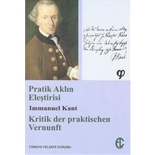 Türkiye Felsefe Kurumu Pratik Aklın Eleştirisi