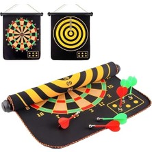 Omrs Store Manyetik Dart Tahtası Mıknatıslı 6 Ok Big Boy Çift Yönlü Hedef