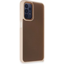 Ozkr Store Samsung Galaxy A23 4g Kılıf Elegant Kapak - Pudra