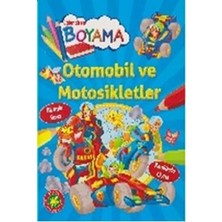 Parıltı Yayınları Eğlendiren Boyama - Otomobil ve Motosikletler
