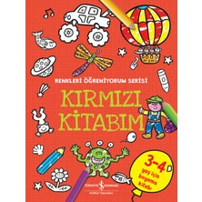 İş Bankası Kültür Yayınları Kırmızı Kitabım - Renkleri Öğreniyorum Serisi