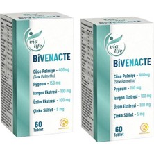 Bivenacte Cüce Palmiye (Saw Palmetto), Pygeum  60 Tablet - 2'li