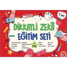 Beyaz Balina Yayınları Dikkatli Zeka Eğitim Seti 2. Kitap (5 Yaş)