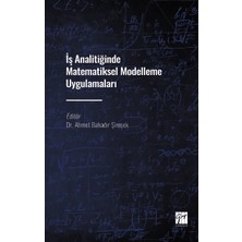 Gazi Kitabevi Iş Analitiğinde Matematiksel Modelleme Uygulamaları