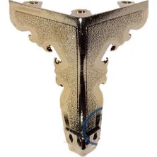 Mabelme Store Kelebek Ahşap, Sunta Sandık Ayağı, Kutu Ayak 5,5 cm - Sarı