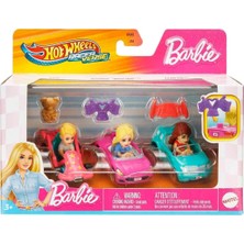 Hot Wheels Racerverse Barbie 3 Lü Araba Seti JDG45