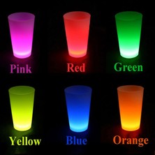 Mabelme Store Neon Parti Glow Bardak 1.5 Oz Karışık Renk 1 Adet Tekli